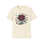 Lightning Rose Sea Green Stem T-Shirt — Rose Lightning (105)