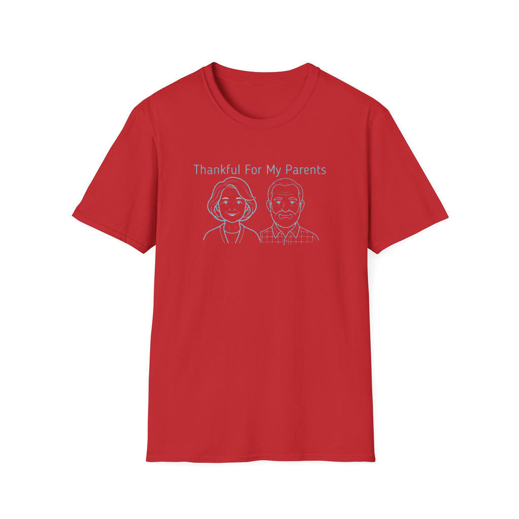 Thankful For My Parents T-Shirt — Mom & Dad (159)