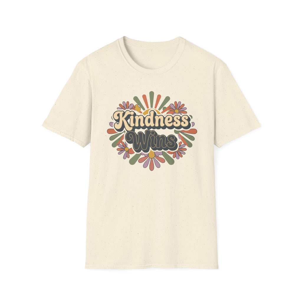 Kindness Wins T-Shirt —Floral (42)