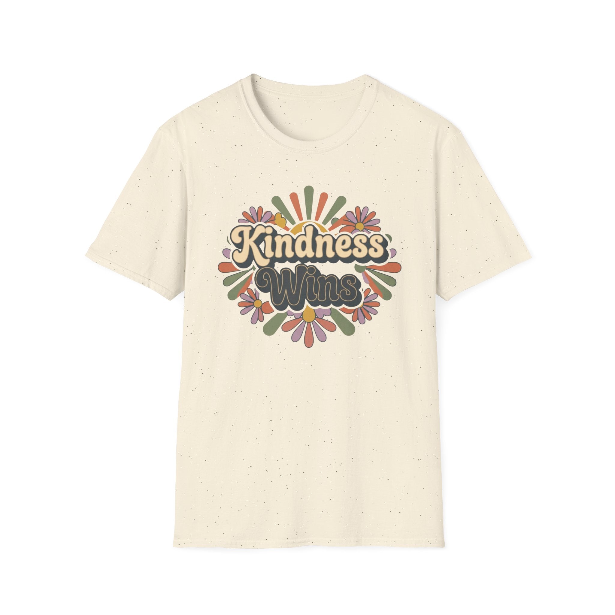 Kindness Wins T-Shirt —Floral (42)