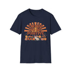 Choose To Be Positive T-Shirt — Sun & Flowers (110)