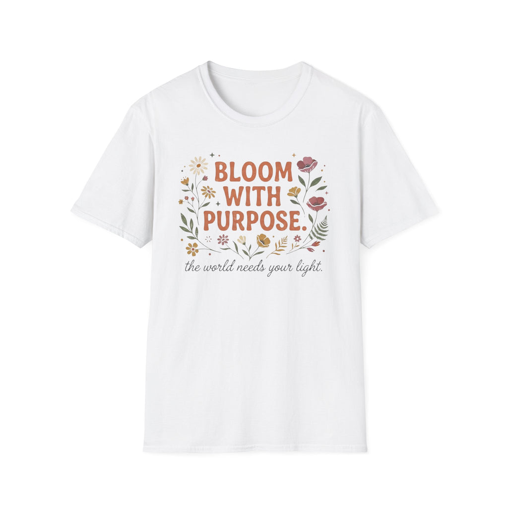 Bloom With Purpose T-Shirt — Flowers (37)