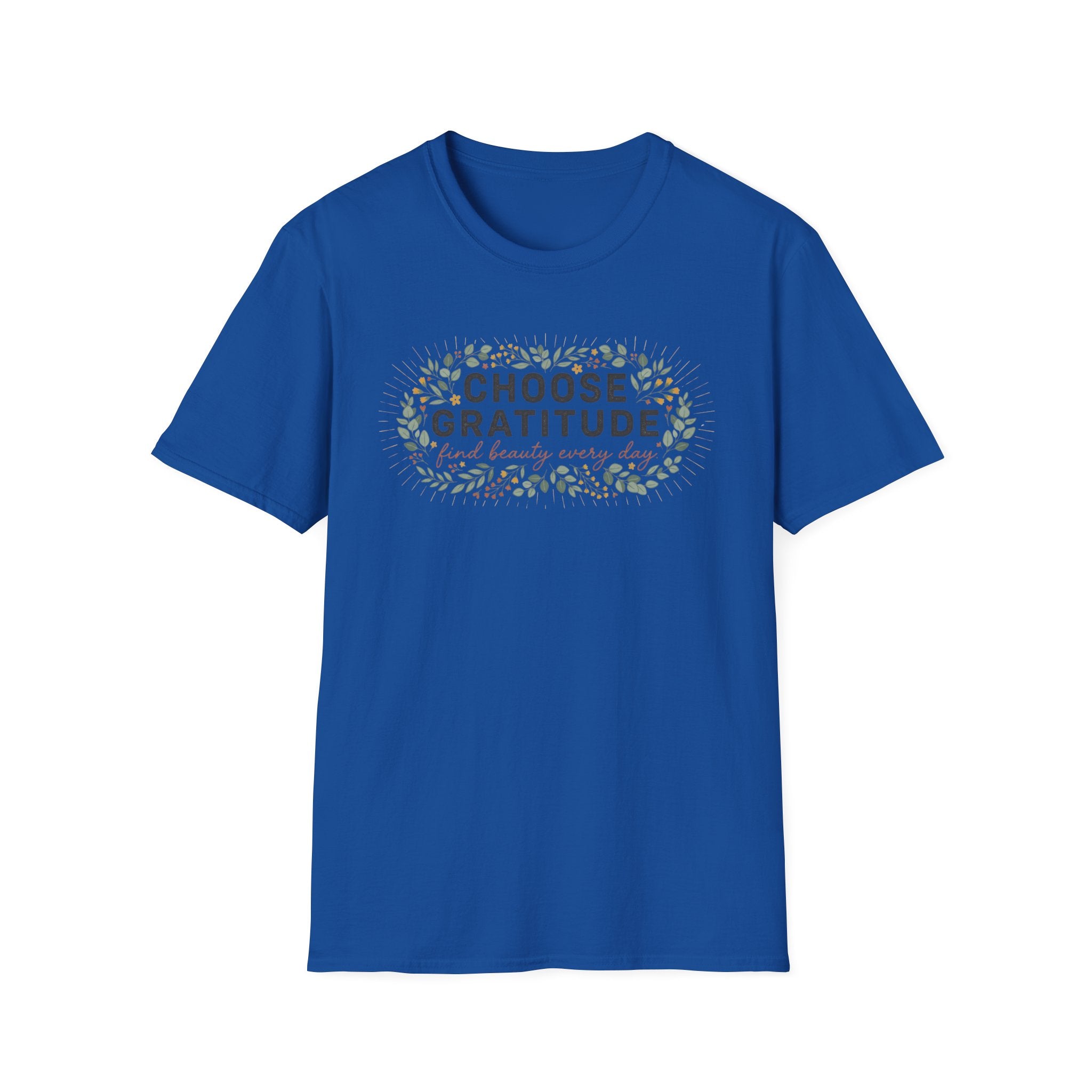 Choose Gratitude T-Shirt — Leaves (28)