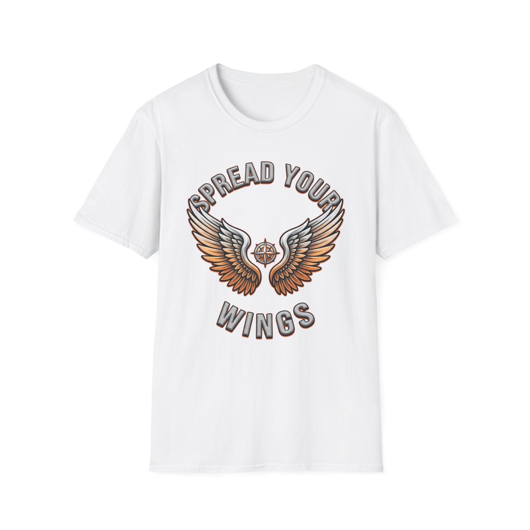 Spread Your Wings T-Shirt — Wings Orange (70)