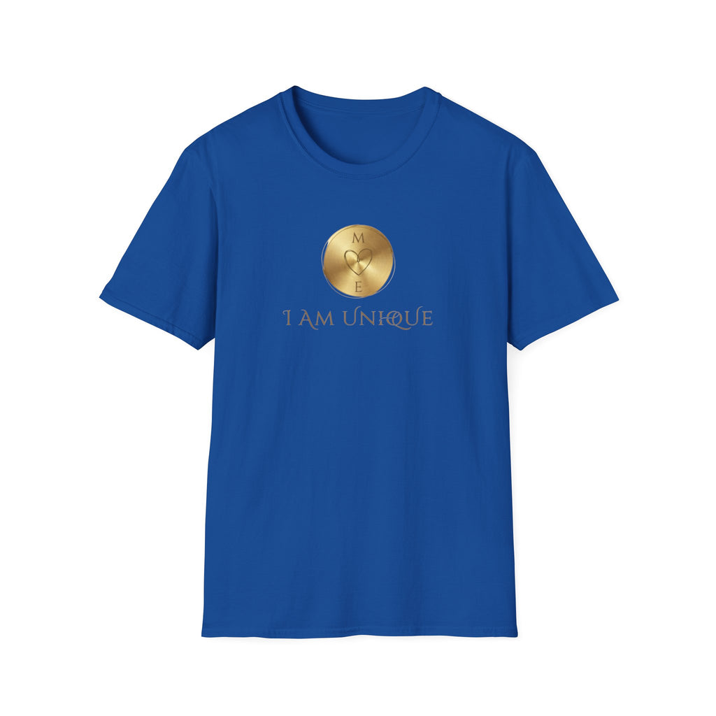 I Am Unique T-Shirt — Gold  (143 )