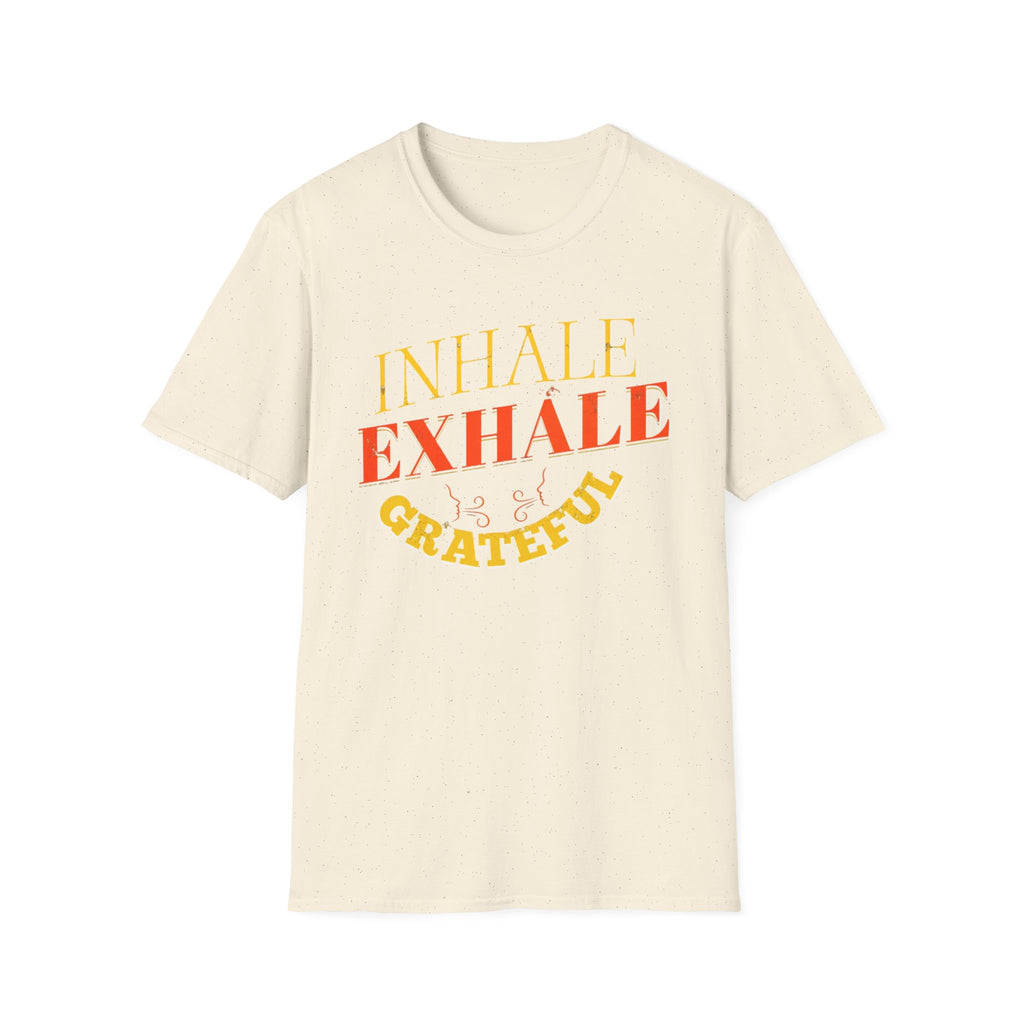 Inhale Exhale Grateful T-Shirt — Face Breath (140)