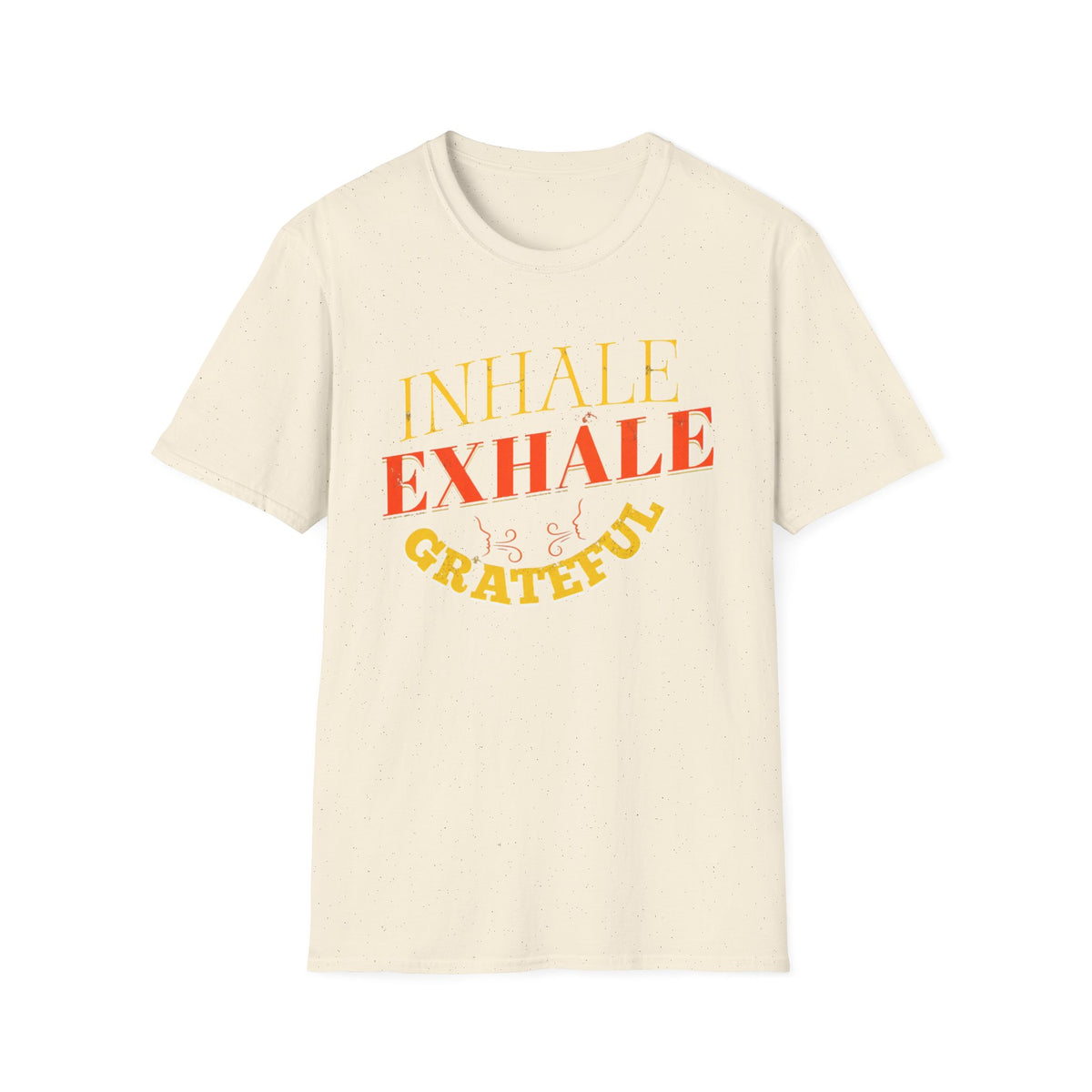 Inhale Exhale Grateful T-Shirt — Face Breath (140)