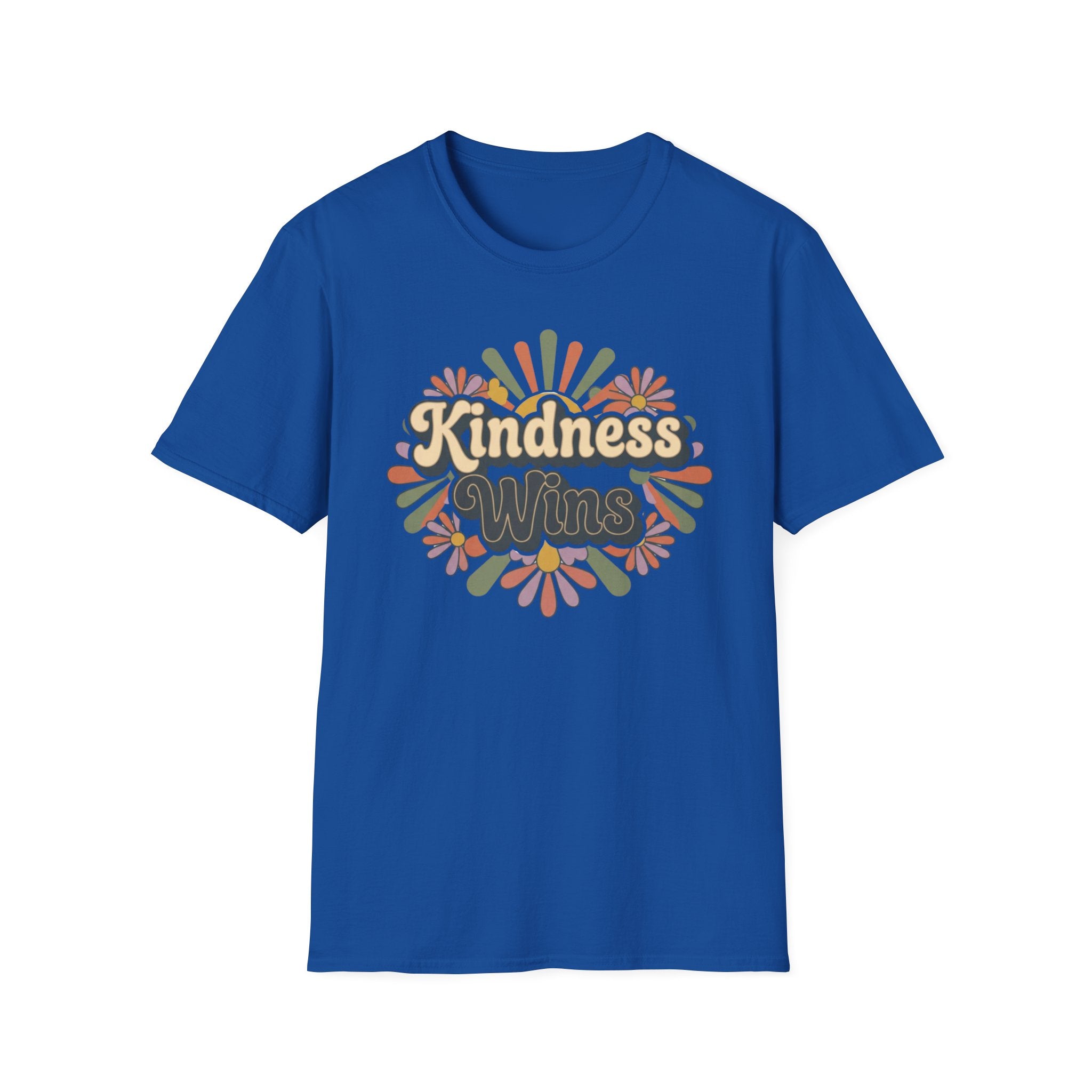 Kindness Wins T-Shirt —Floral (42)