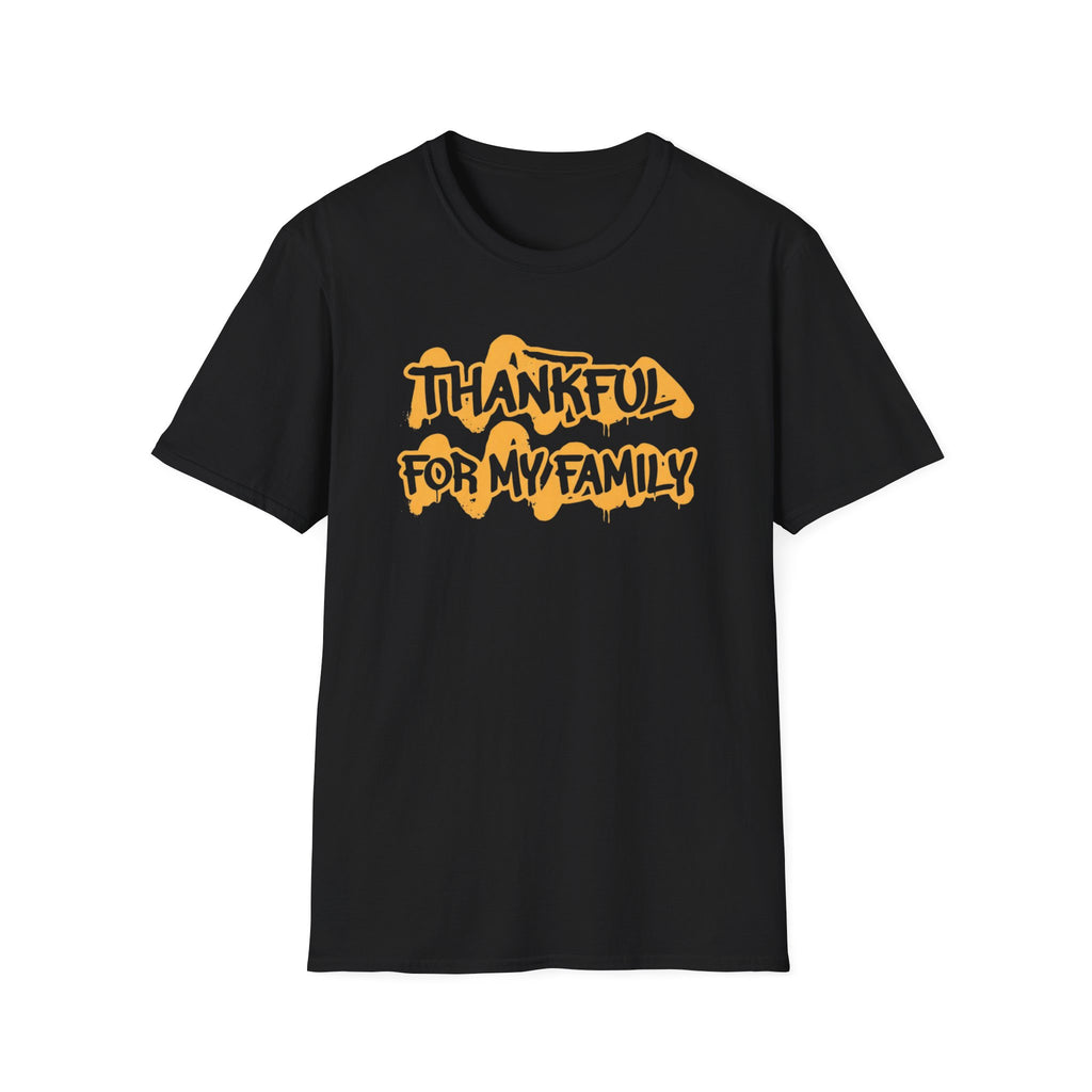 Thankful For My Family T-Shirt — Text (165)