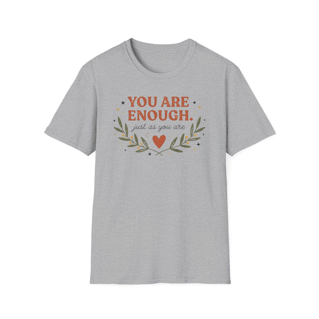 You Are Enough T-Shirt —Stars Leaves Heart (39)