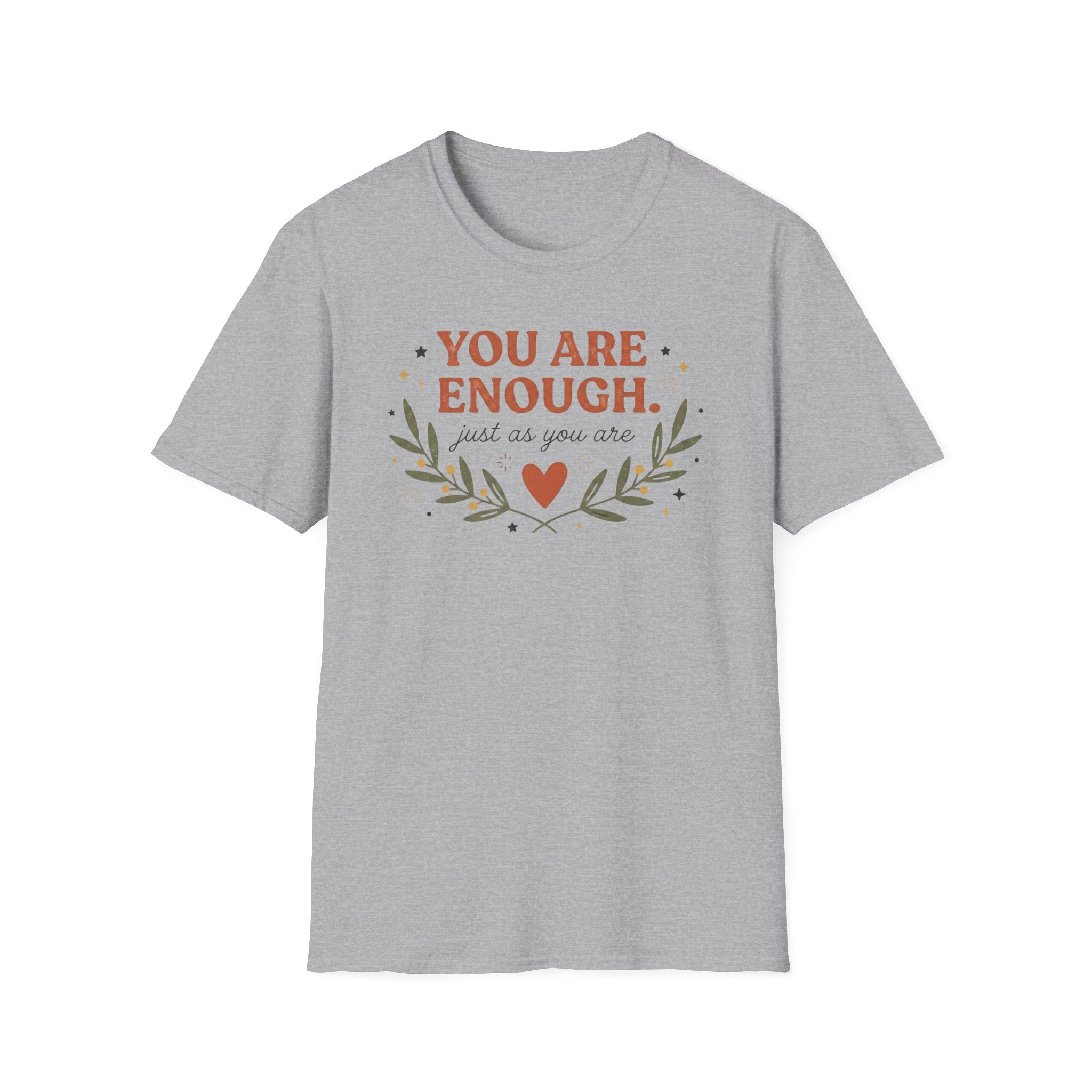 You Are Enough T-Shirt —Stars Leaves Heart (39)