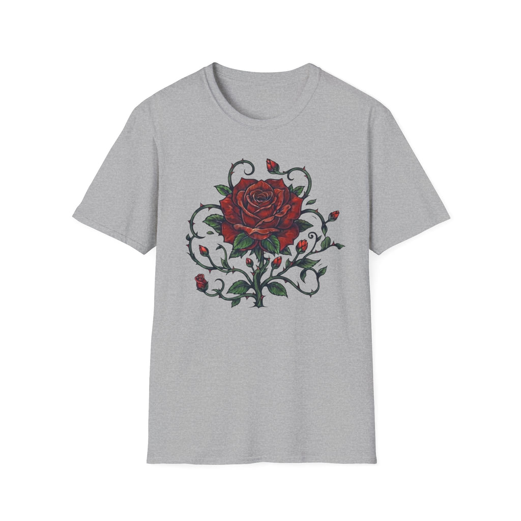 Rose Green Stem T-Shirt — Rose (103)