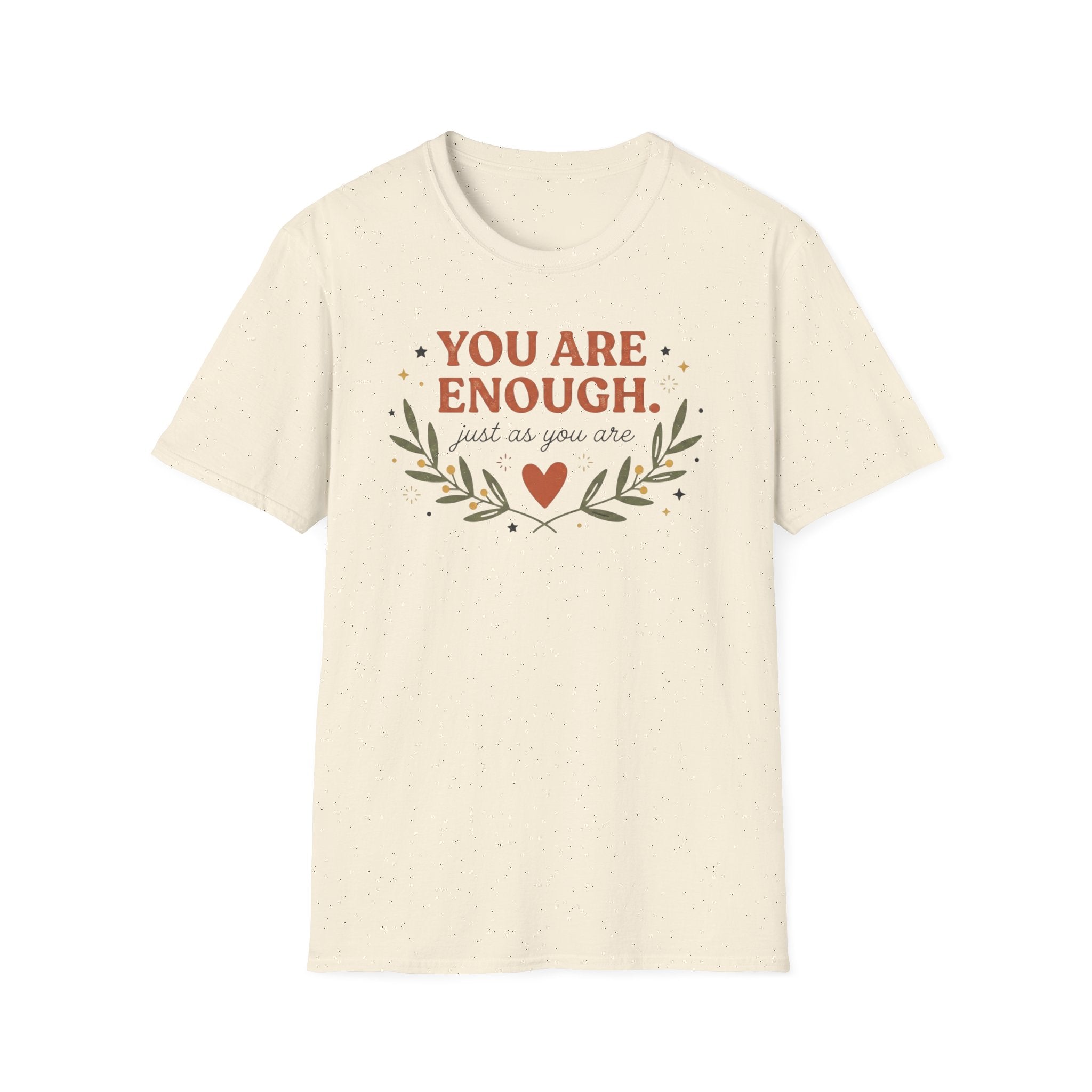 You Are Enough T-Shirt —Stars Leaves Heart (39)