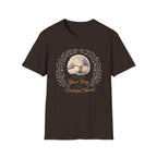 Begin Your Day With A Grateful Heart T-Shirt — Lavender Acorns (98)