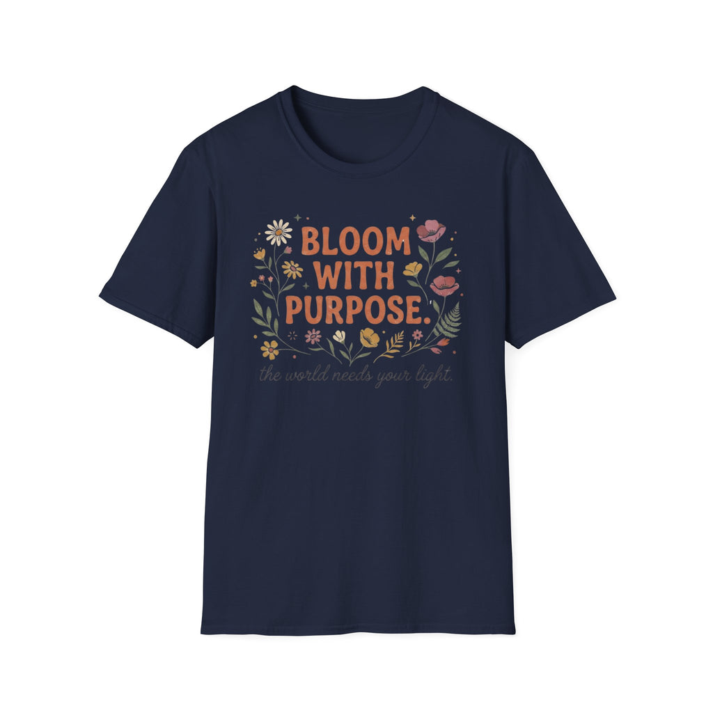 Bloom With Purpose T-Shirt — Flowers (37)