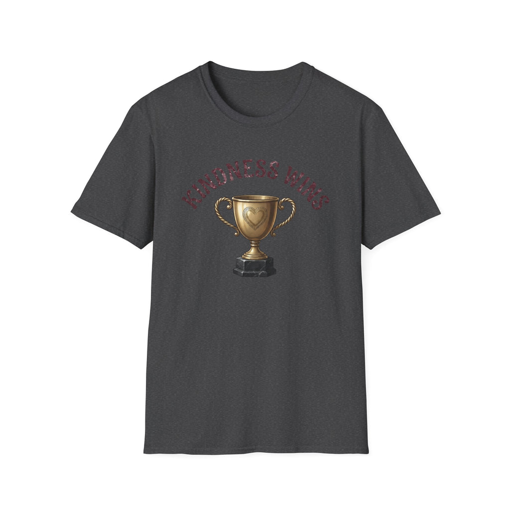 Kindness Wins T-Shirt — Gold Trophy (50)