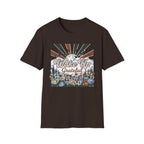 Wake Up Grateful T-Shirt — Birds Sun Mountain (86)
