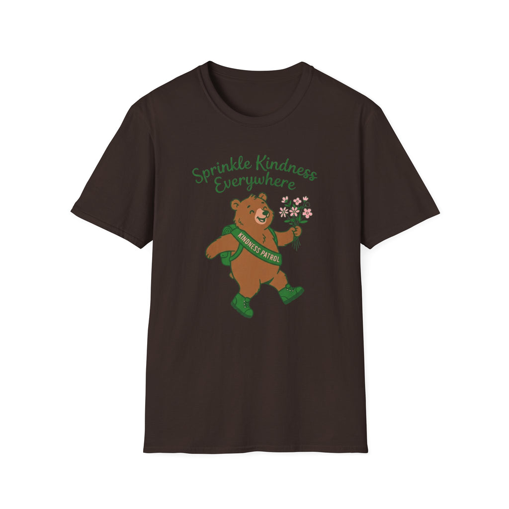 Sprinkle Kindness Everywhere T-Shirt — Bear & Flowers (54)
