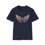 Silver Orange Wings T-Shirt — Wings (102)