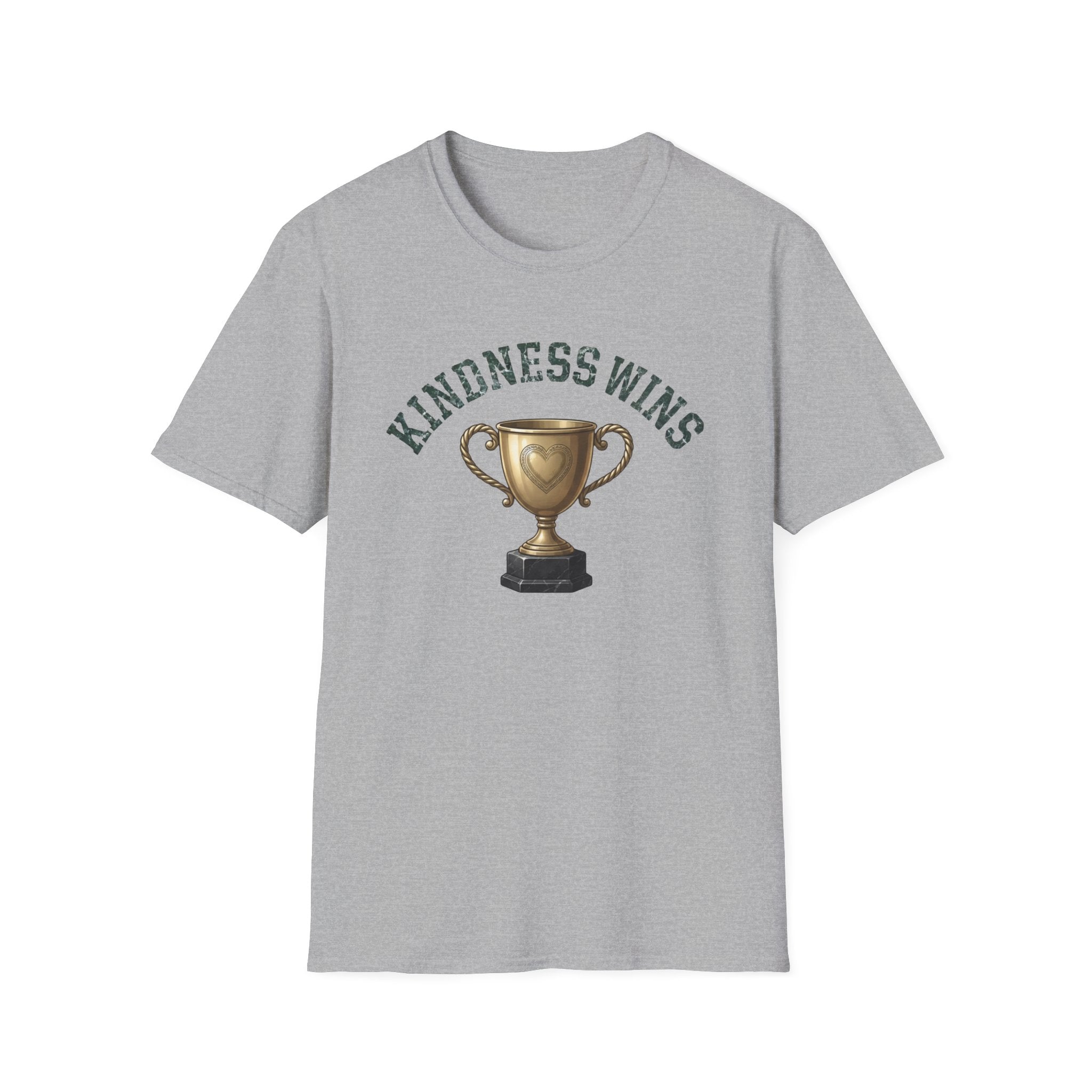 Kindness Wins T-Shirt — Gold Trophy (49)