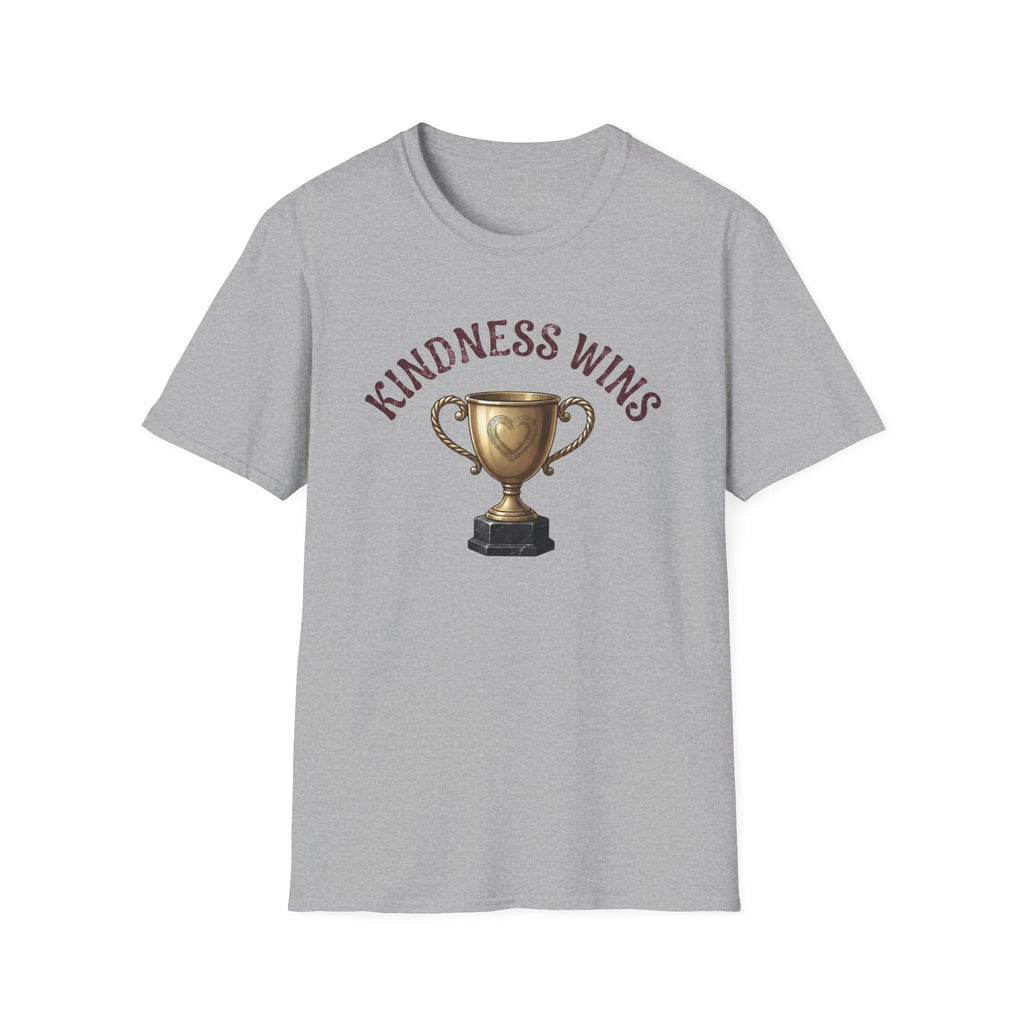 Kindness Wins T-Shirt — Gold Trophy (50)