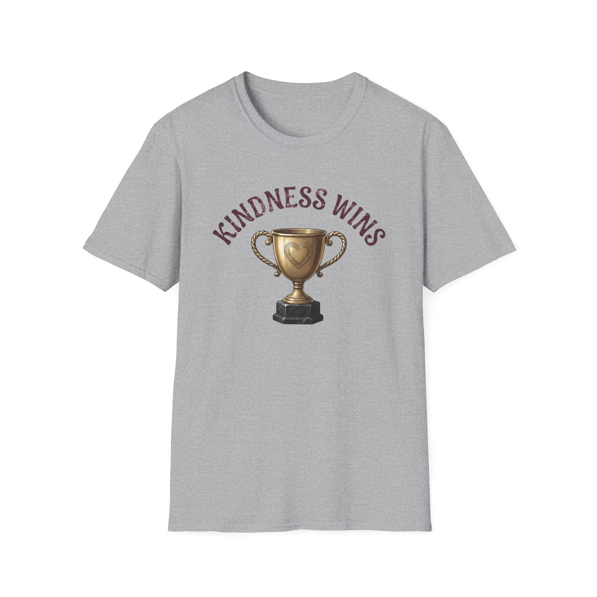 Kindness Wins T-Shirt — Gold Trophy (50)