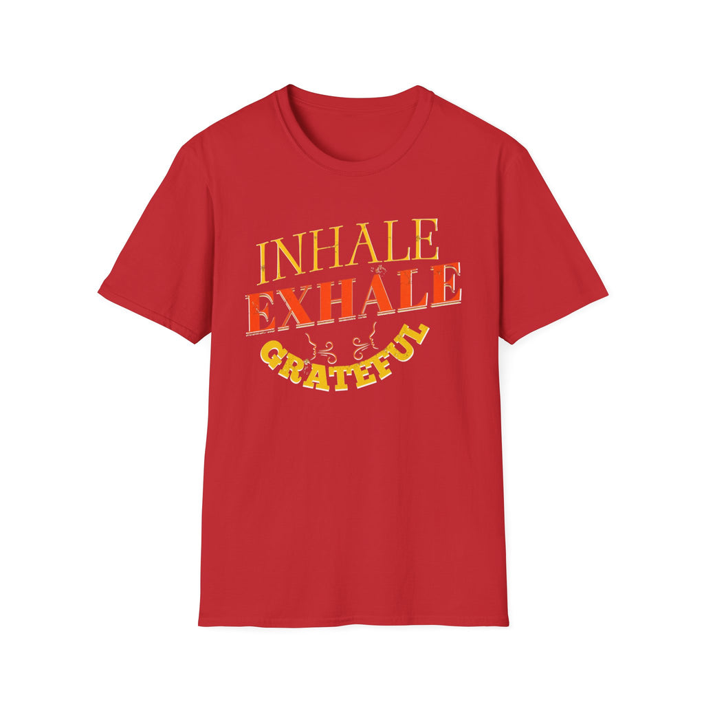 Inhale Exhale Grateful T-Shirt — Face Breath (140)