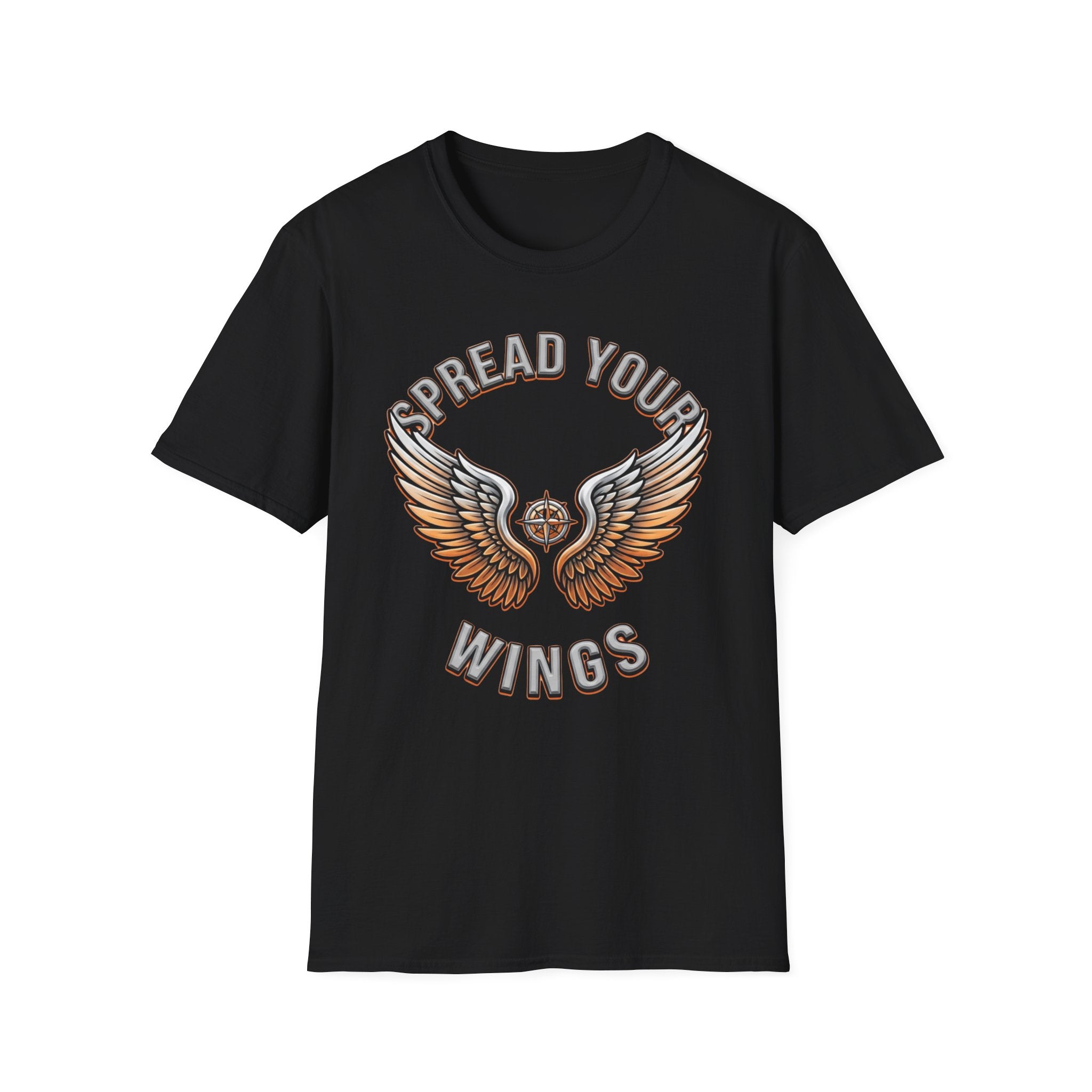 Spread Your Wings T-Shirt — Wings Orange (70)