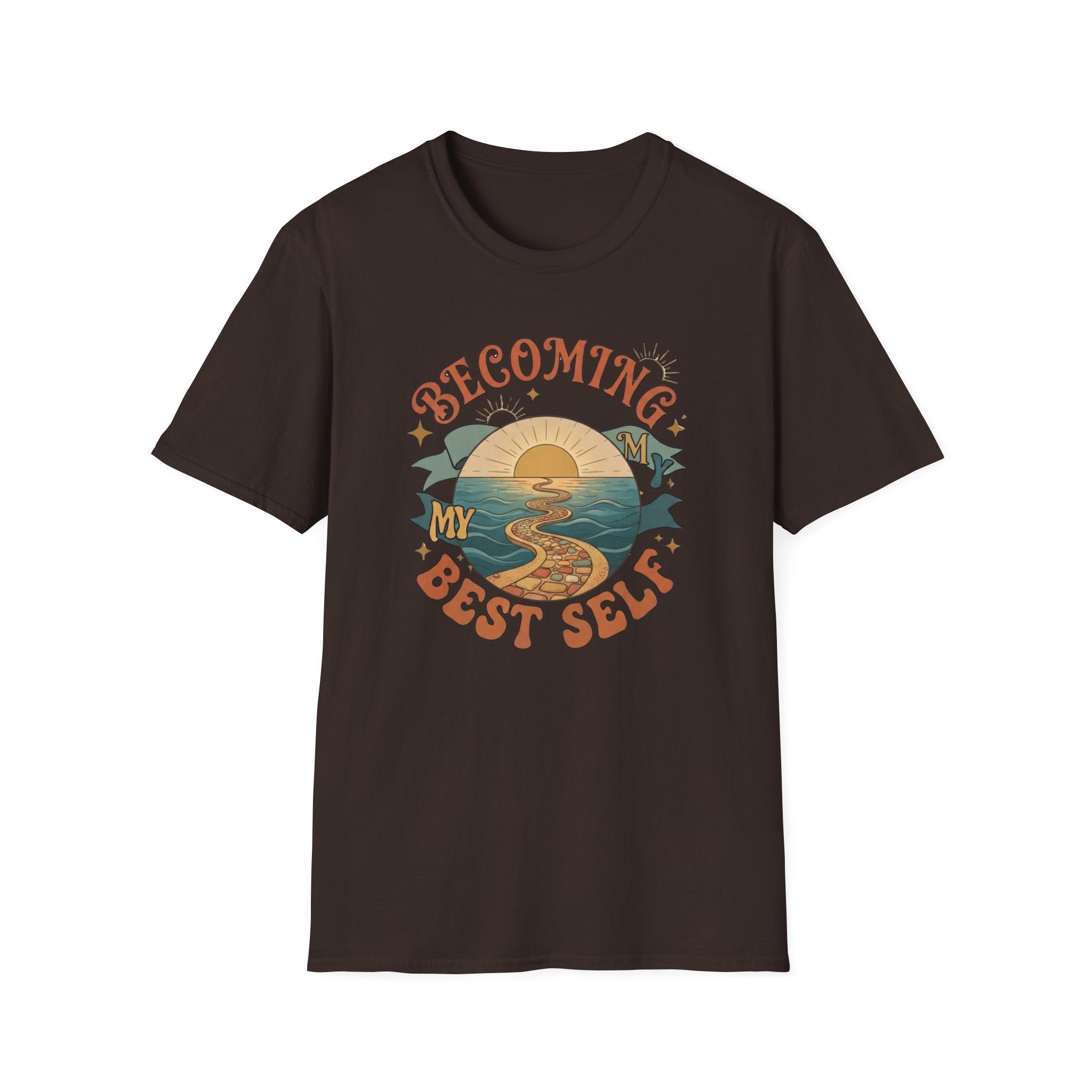 Becoming My Best Self T-Shirt — Sunrise Path (69)