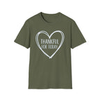 Thankful For Today T-Shirt — Heart (175)