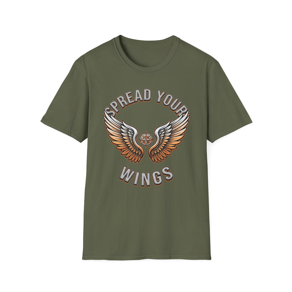 Spread Your Wings T-Shirt — Wings Orange (70)