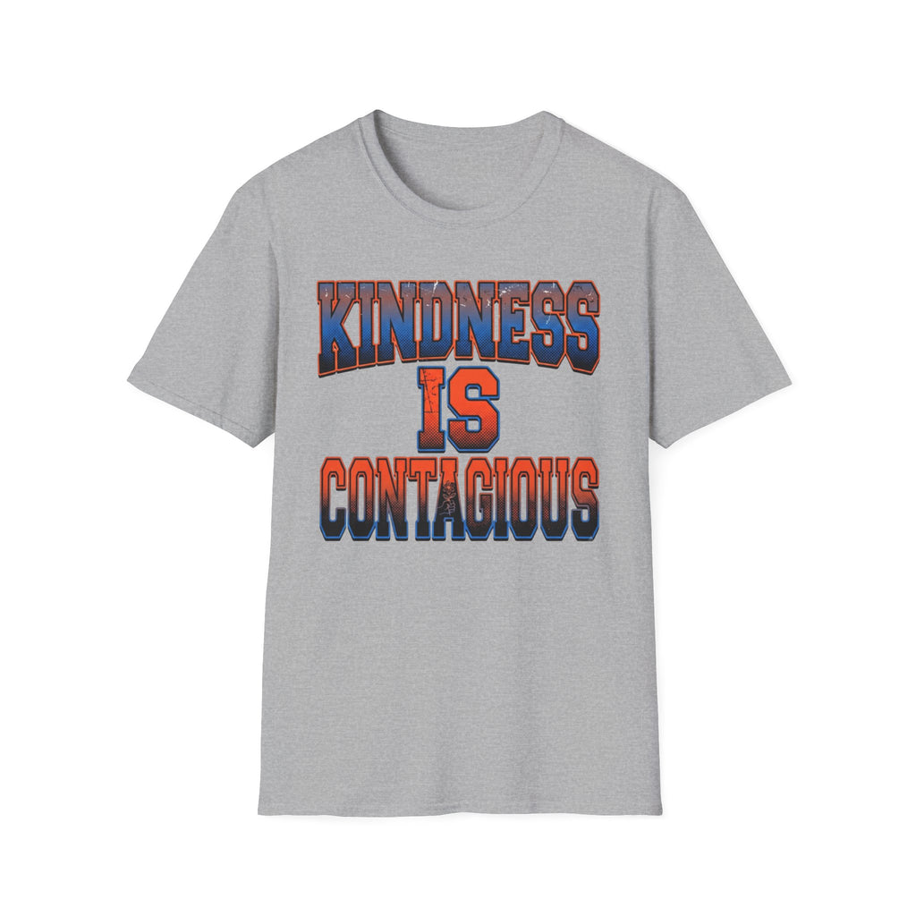 Kindness Is Contagious T-Shirt — Block Text (19)