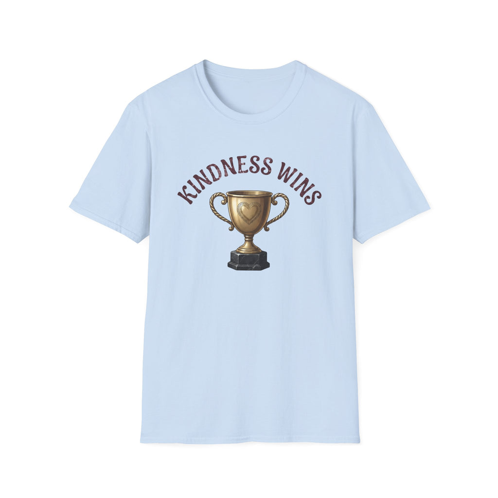 Kindness Wins T-Shirt — Gold Trophy (50)
