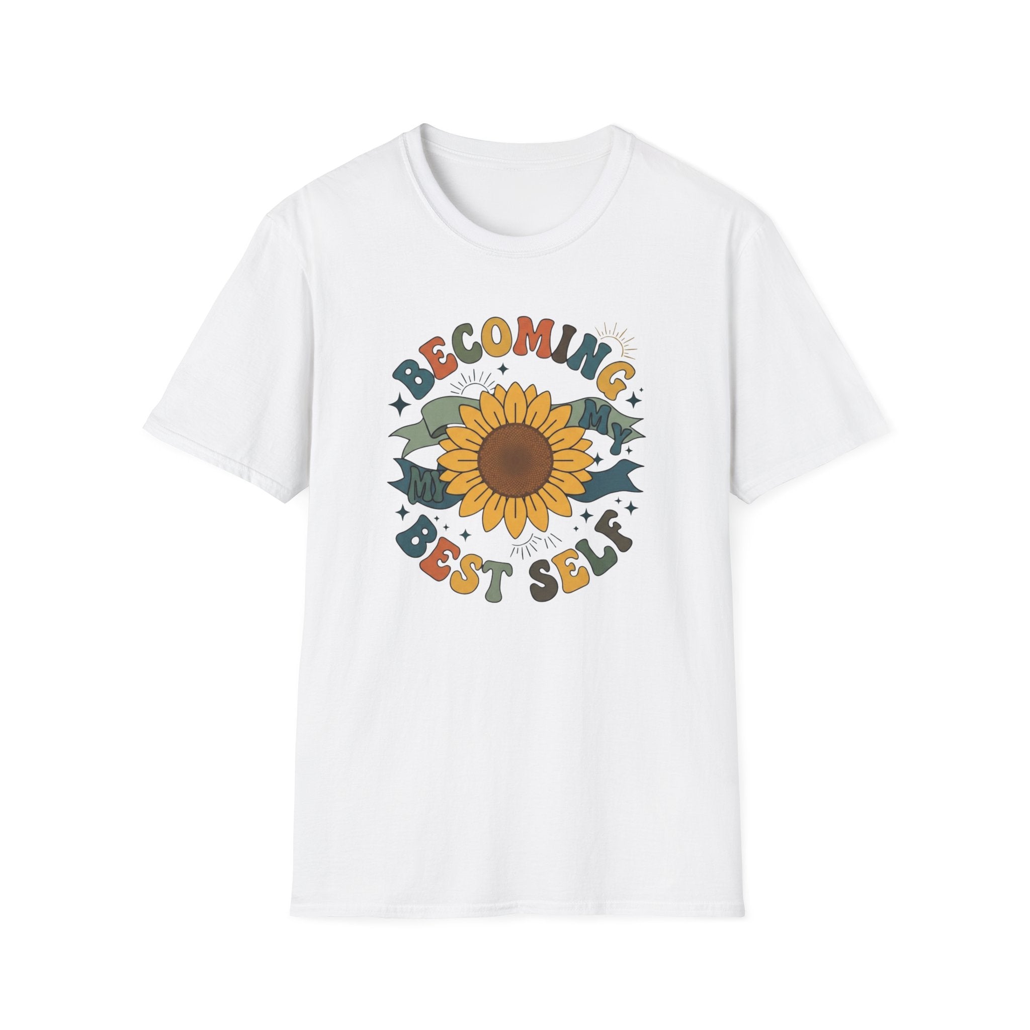 Becoming My Best Self T-Shirt — Sunflower (67)