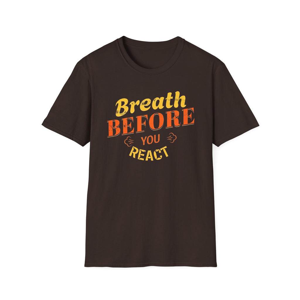 T-shirt « Respirer avant de réagir » — Respiration (123)