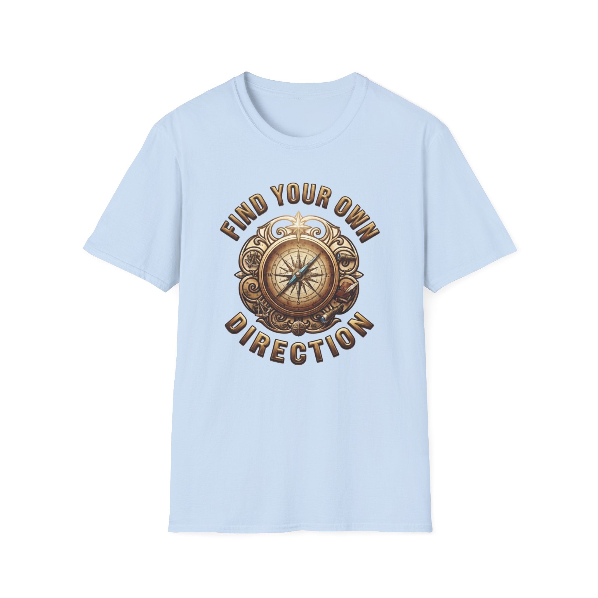 Find Your Direction T-Shirt — Compass Emblem (73)