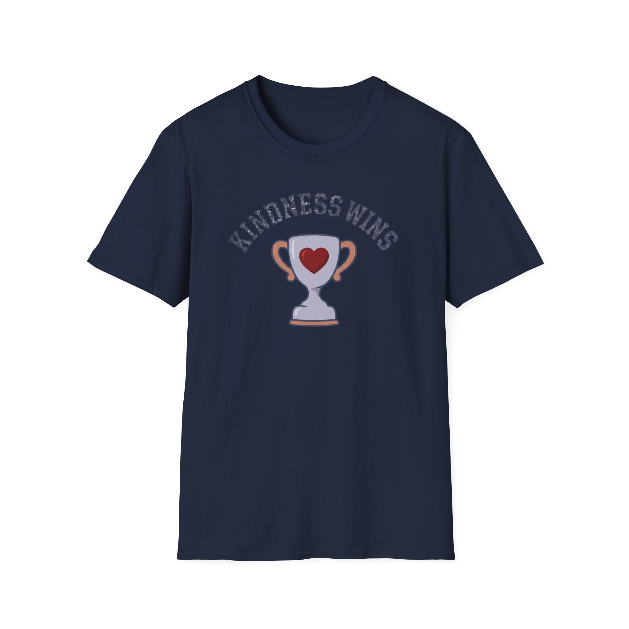 Kindness Wins T-Shirt — Trophy Heart (46)