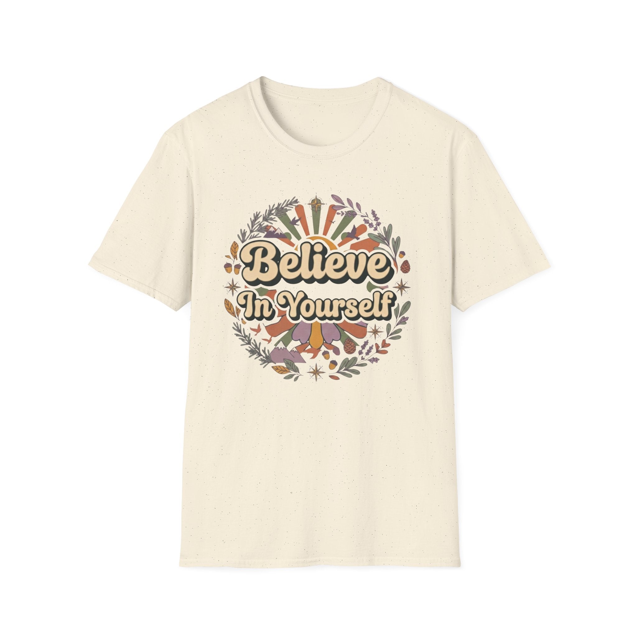 Believe In Yourself T-Shirt — Acorn Leaves (79)