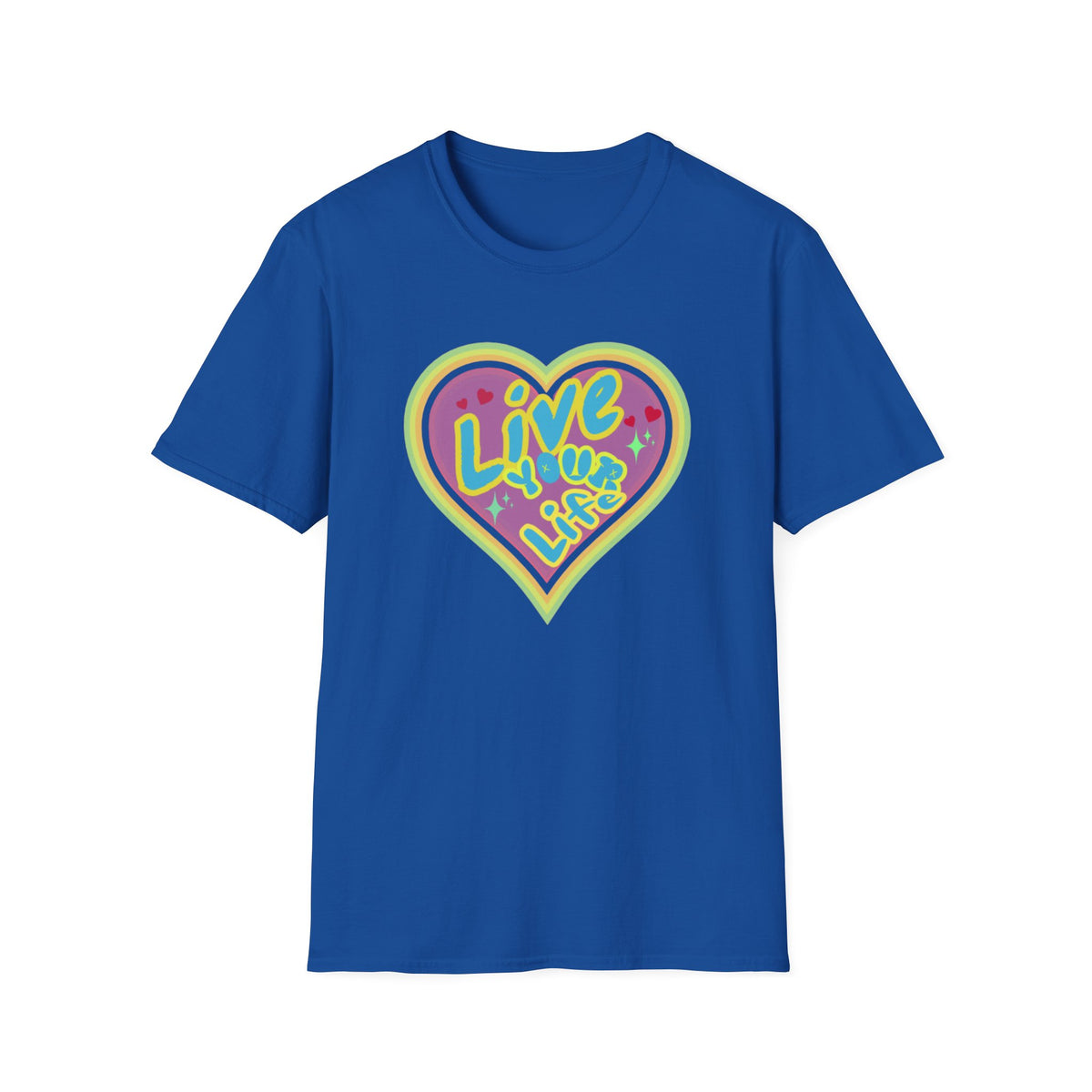 Live Your Life T-Shirt — Heart (147)