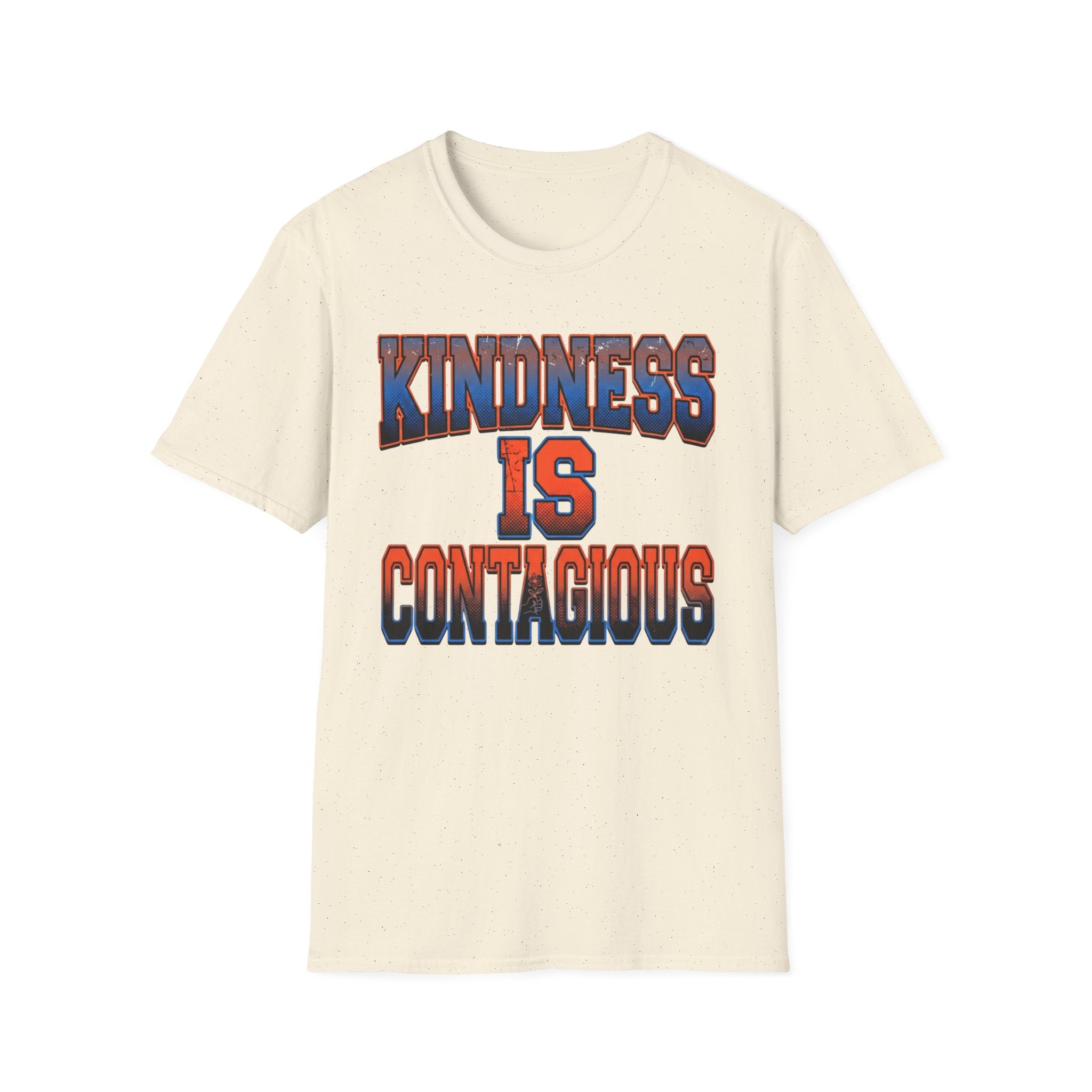 Kindness Is Contagious T-Shirt — Block Text (19)
