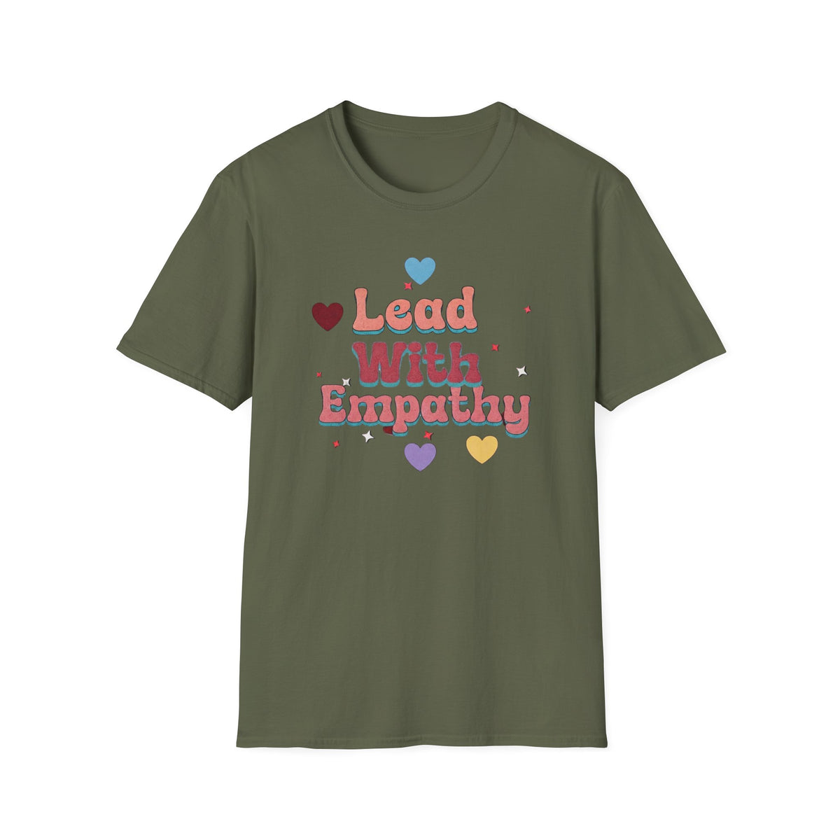 Lead With Empathy T-Shirt — Heart (149)