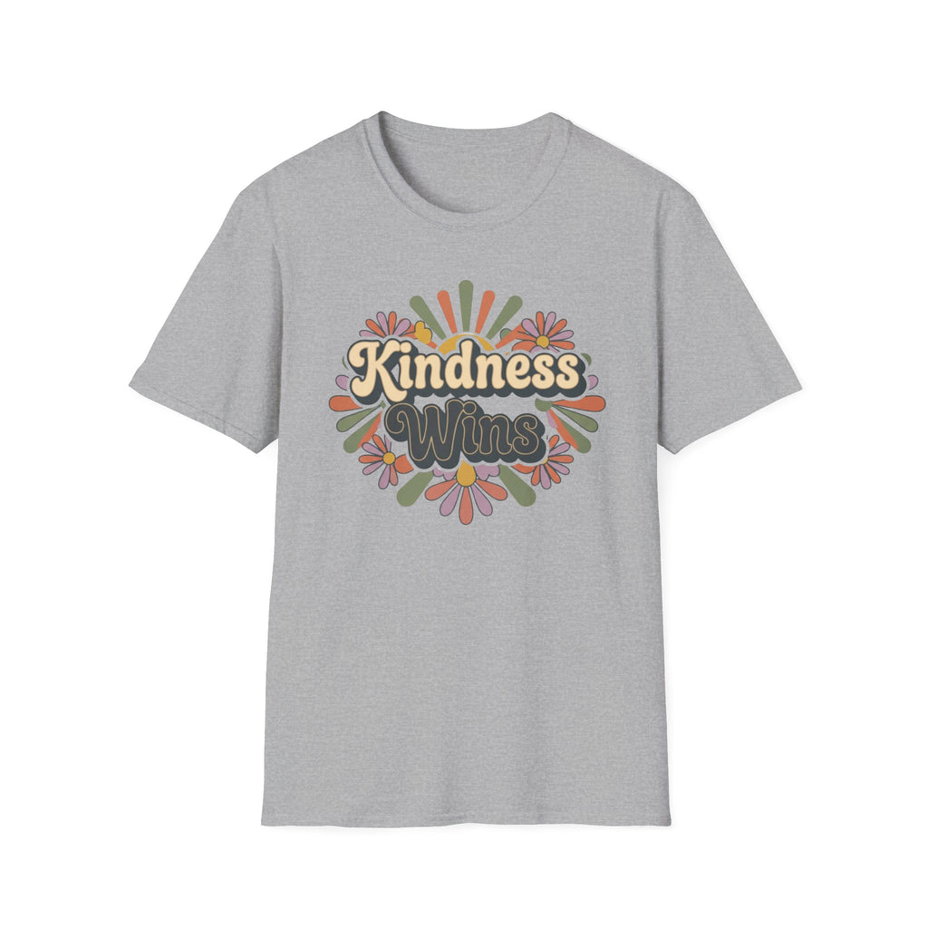 Kindness Wins T-Shirt —Floral (42)