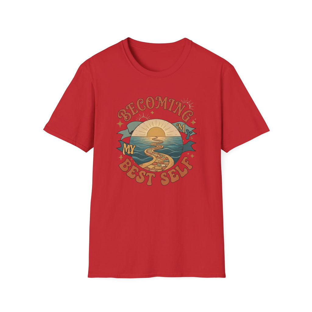 Becoming My Best Self T-Shirt — Sunrise Path (69)