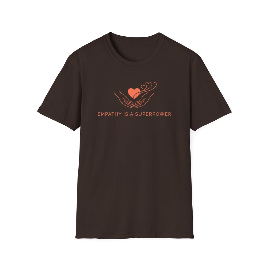 Empathy Is A Superpower T-Shirt — Hand & Hearts  (116)