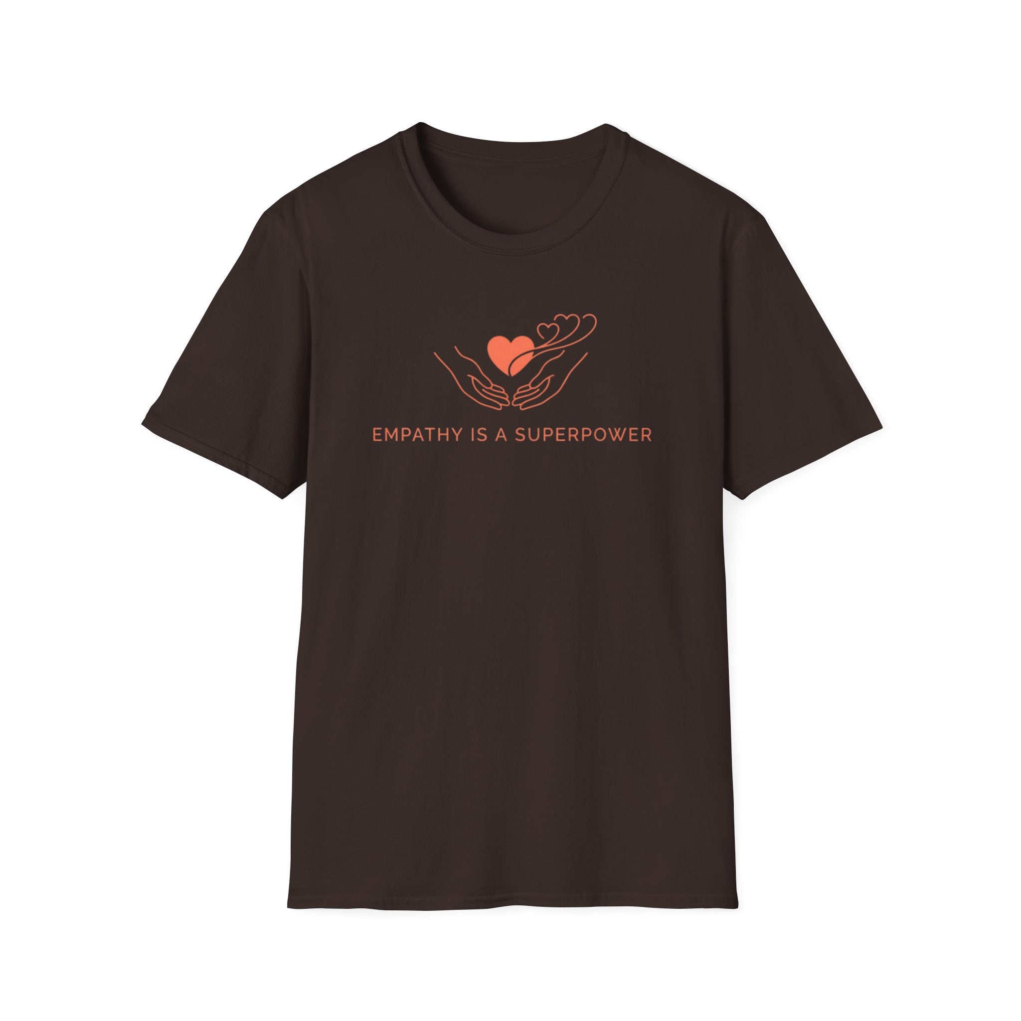 Empathy Is A Superpower T-Shirt — Hand & Hearts  (116)