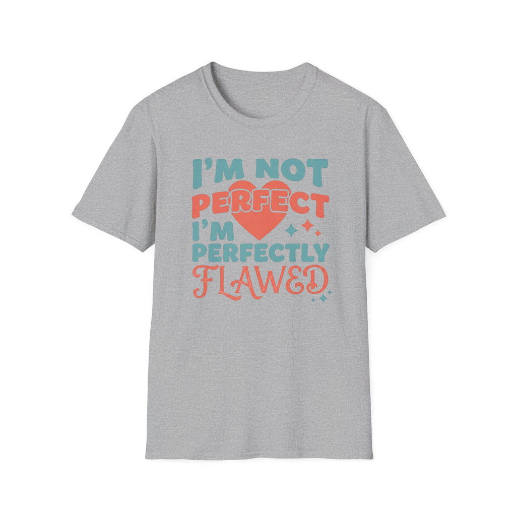 I'm Not Perfect I'm Perfectly Flawed T-Shirt — Heart & Stars (126)