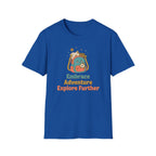 Embrace Adventure Explore Further T-Shirt — Compass Backpack (89)