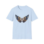 Gold Blue Wings T-Shirt — Wings (101)