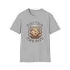 Find Your Own Path T-Shirt — Map of Path (75)