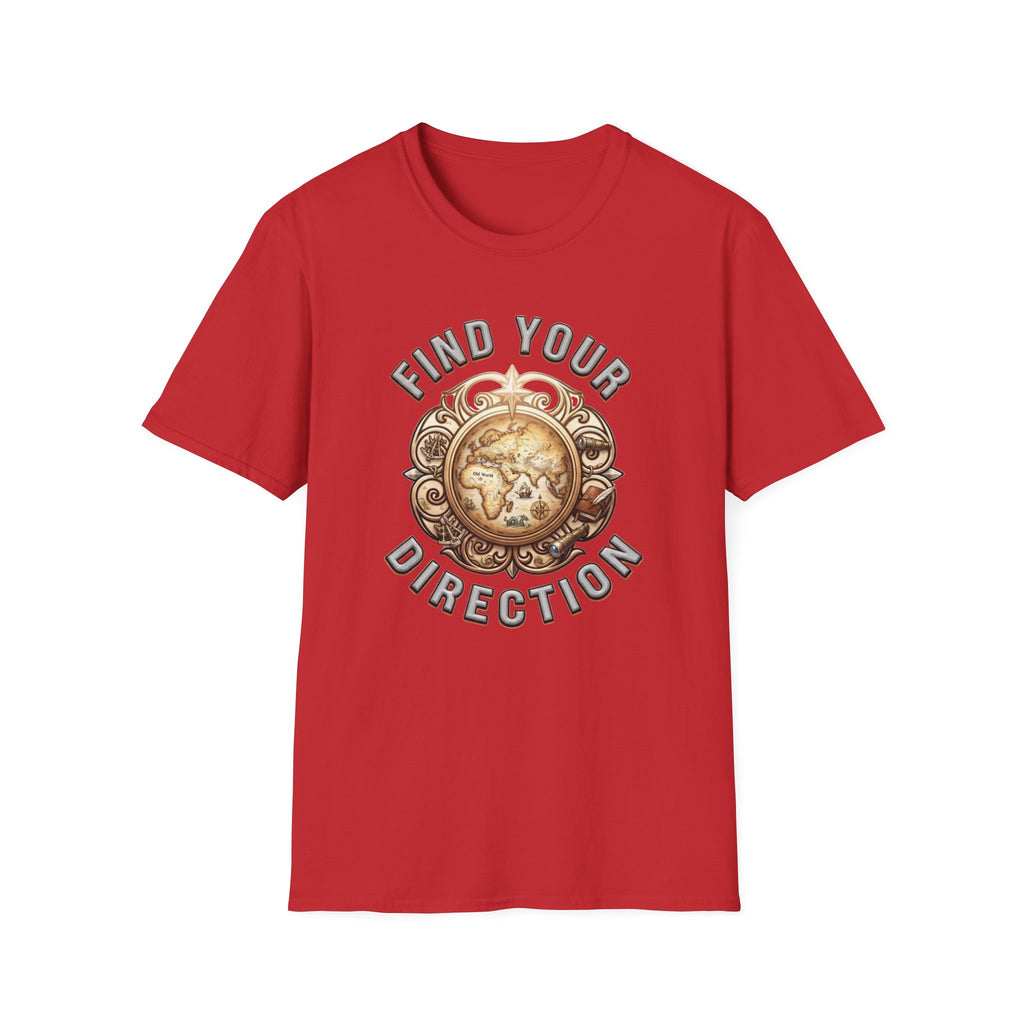Find Your Direction T-Shirt — Old World Map (72)